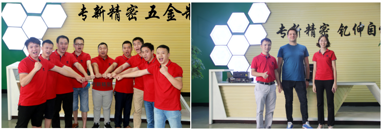 CNC機(jī)械加工工程與客戶來訪