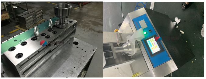 衣架型熔噴模具出貨及熔噴布檢測 衣架型熔噴模具出貨及熔噴布檢測